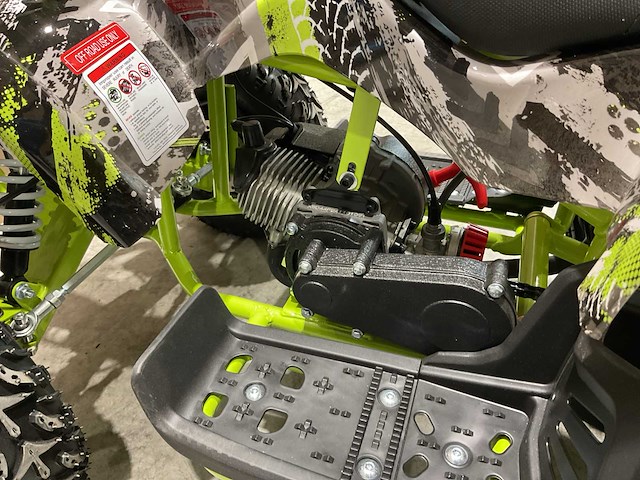 2025 ultra motocross met rekje atx 49 quad groen ma06 - afbeelding 3 van  6