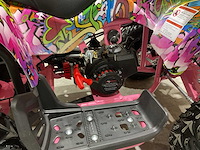 2025 ultra motocross met rekje atx 49 quad roze ma06 - afbeelding 5 van  5