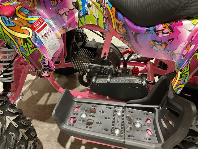 2025 ultra motocross met rekje atx 49 quad roze ma06 - afbeelding 2 van  13