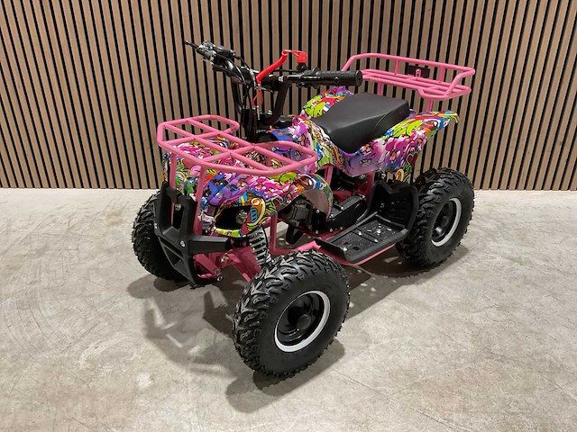 2025 ultra motocross met rekje atx 49 quad roze ma06 - afbeelding 1 van  13