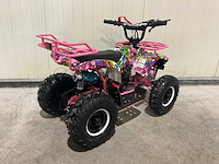 2025 ultra motocross met rekje atx 49 quad roze/paars/blauw/geel - afbeelding 6 van  10