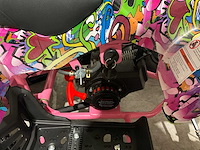 2025 ultra motocross met rekje atx 49 quad roze/paars/blauw/geel - afbeelding 8 van  10