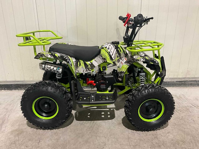 2025 ultra motocross met rekje atx 49 quad zwart/geel - afbeelding 5 van  10