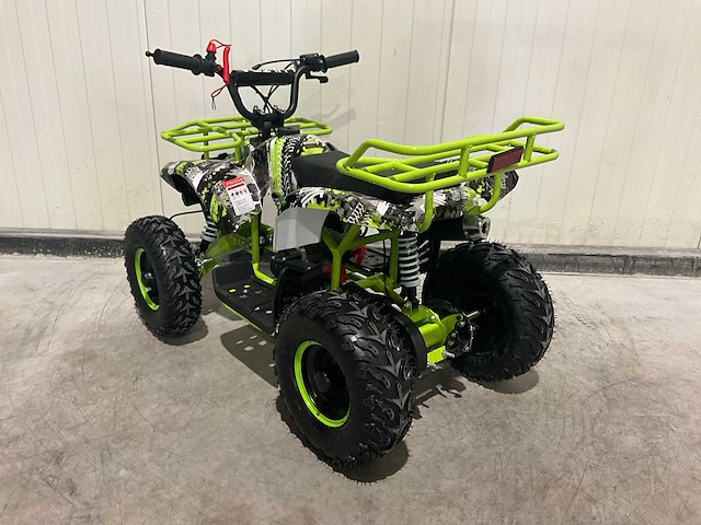 2025 ultra motocross met rekje atx 49 quad zwart/geel - afbeelding 7 van  10