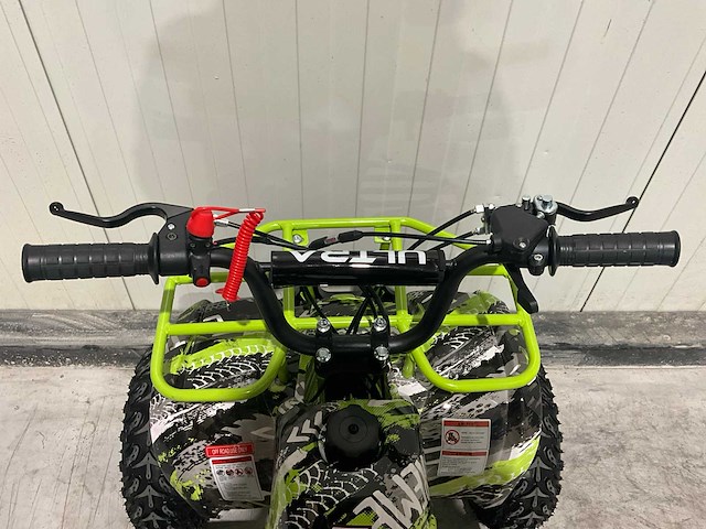 2025 ultra motocross met rekje atx 49 quad zwart/geel - afbeelding 9 van  10