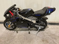 2025 ultra motocross pocket bike mini motor blauw - afbeelding 6 van  12