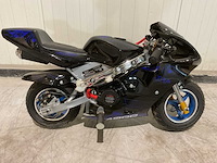 2025 ultra motocross pocket bike mini motor blauw - afbeelding 7 van  12