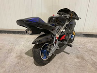 2025 ultra motocross pocket bike mini motor blauw - afbeelding 10 van  12