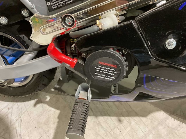 2025 ultra motocross pocket bike mini motor blauw - afbeelding 12 van  12