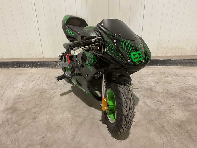 2025 ultra motocross pocket bike mini motor groen - afbeelding 5 van  12