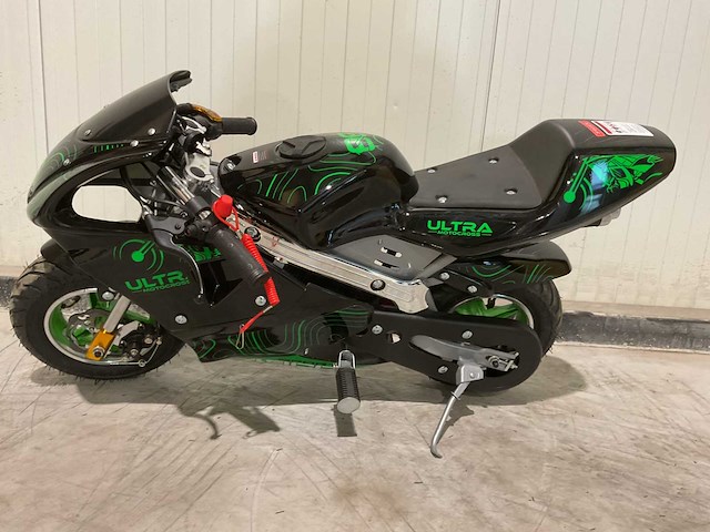 2025 ultra motocross pocket bike mini motor groen - afbeelding 6 van  12