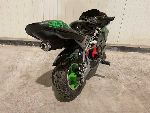 2025 ultra motocross pocket bike mini motor groen - afbeelding 11 van  12