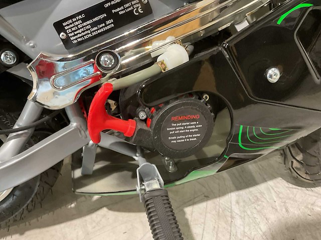 2025 ultra motocross pocket bike mini motor groen - afbeelding 12 van  12