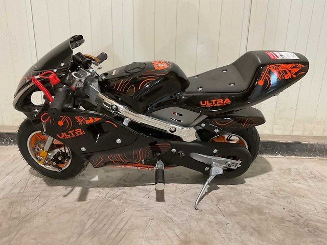2025 ultra motocross pocket bike mini motor oranje - afbeelding 6 van  12