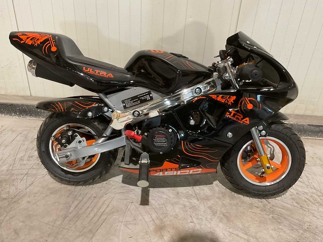 2025 ultra motocross pocket bike mini motor oranje - afbeelding 7 van  12
