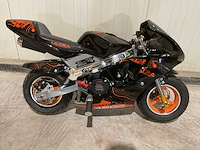 2025 ultra motocross pocket bike mini motor oranje - afbeelding 7 van  12