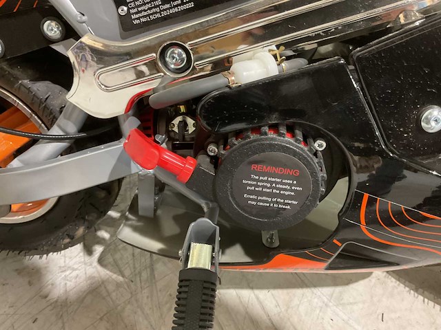 2025 ultra motocross pocket bike mini motor oranje - afbeelding 12 van  12