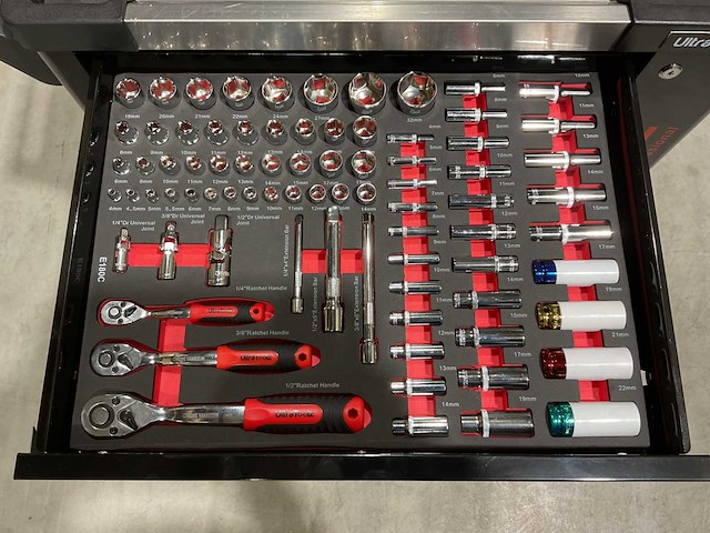 2025 ultratoolz germany 419 pcs 7/7 gereedschapswagen gevuld - afbeelding 2 van  15