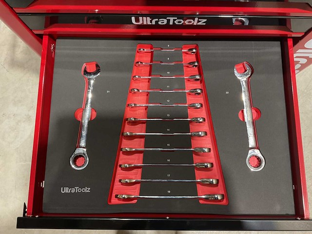 2025 ultratoolz germany 7/7 gereedschapswagen gevuld - afbeelding 12 van  16