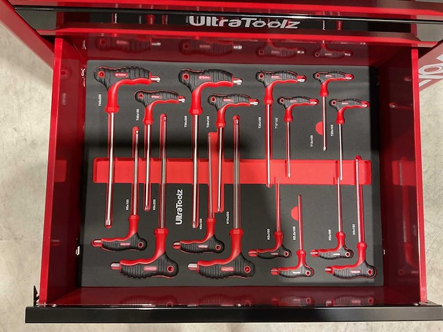 2025 ultratoolz germany 7/7 gereedschapswagen gevuld - afbeelding 15 van  16