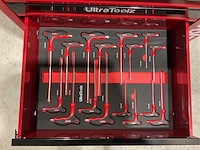 2025 ultratoolz germany 7/7 rd/zw gereedschapswagen gevuld - afbeelding 8 van  17