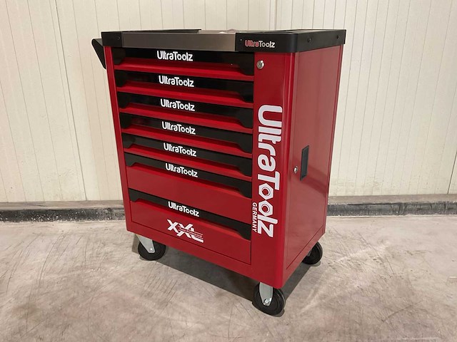 2025 ultratoolz germany 7/7 rd/zw gereedschapswagen gevuld - afbeelding 10 van  17