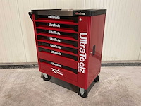 2025 ultratoolz germany 7/7 rd/zw gereedschapswagen gevuld - afbeelding 10 van  17