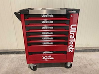 2025 ultratoolz germany 7/7 rd/zw gereedschapswagen gevuld - afbeelding 11 van  17