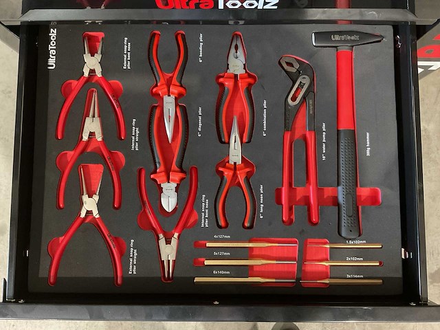 2025 ultratoolz germany 7/7 xxl-edition gereedschapswagen gevuld - afbeelding 5 van  17