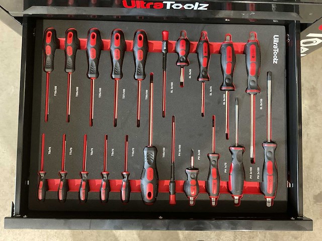 2025 ultratoolz germany 7/7 xxl-edition gereedschapswagen gevuld - afbeelding 6 van  17