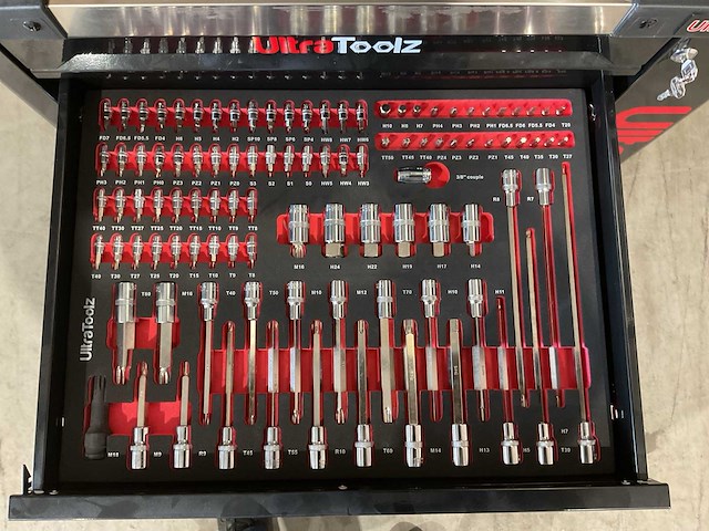 2025 ultratoolz germany 7/7 zw gereedschapswagen gevuld - afbeelding 4 van  17