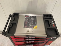 2025 ultratoolz germany 7/7 zw/rd gereedschapswagen gevuld - afbeelding 2 van  17