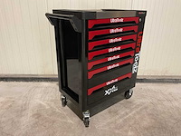 2025 ultratoolz germany 7/7 zw/rd gereedschapswagen gevuld - afbeelding 1 van  17
