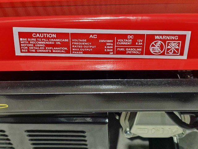 2025 ultratoolz w8500e stroomgenerator - afbeelding 5 van  19