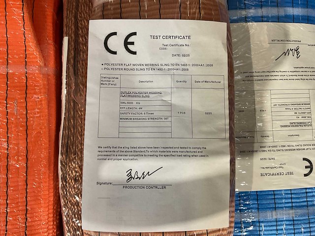 2025 vtc 6 verschillende hijsbanden overige hijs- en heftechniek - afbeelding 1 van  15