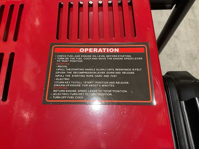2025 walter stahl ws1100 stroomgenerator - afbeelding 16 van  19