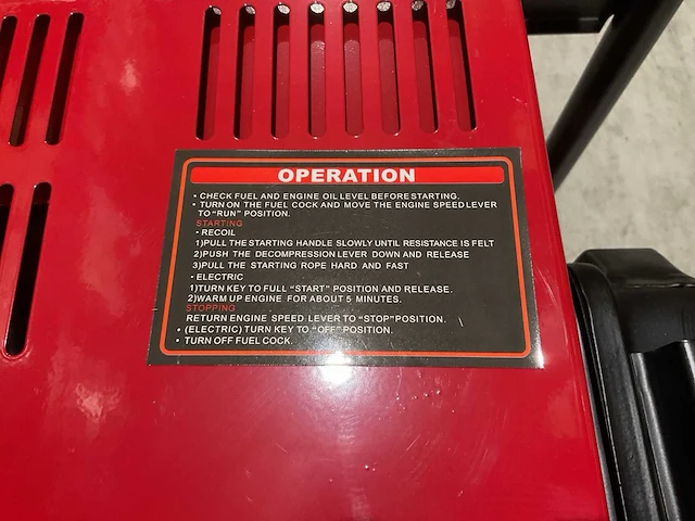 2025 walter stahl ws1100 stroomgenerator - afbeelding 9 van  25