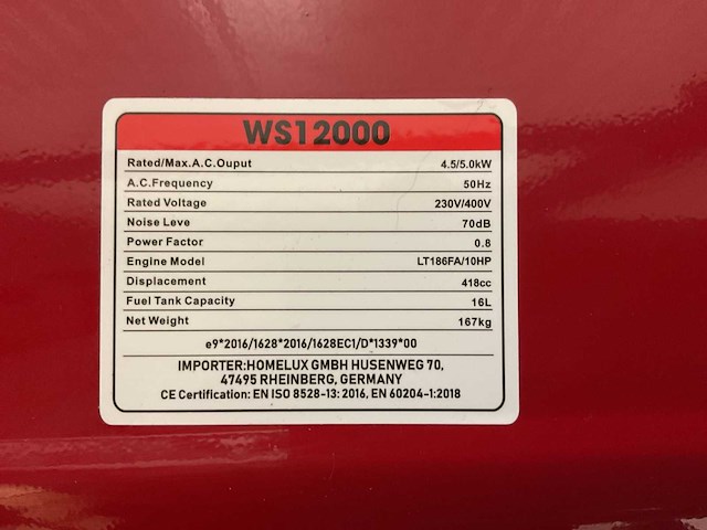 2025 walter stahl ws1200 stroomgenerator - afbeelding 41 van  50