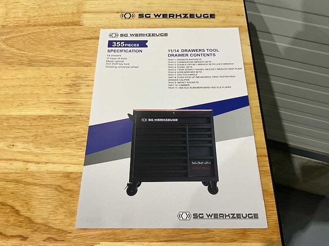 2025 werkzeuge sg32 max krachtdroppen gereedschapswagen - afbeelding 26 van  35