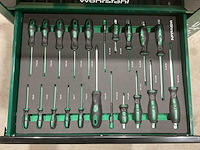 2025 wöhrstahl deutschland 7/7 gereedschapswagen gevuld - afbeelding 6 van  17