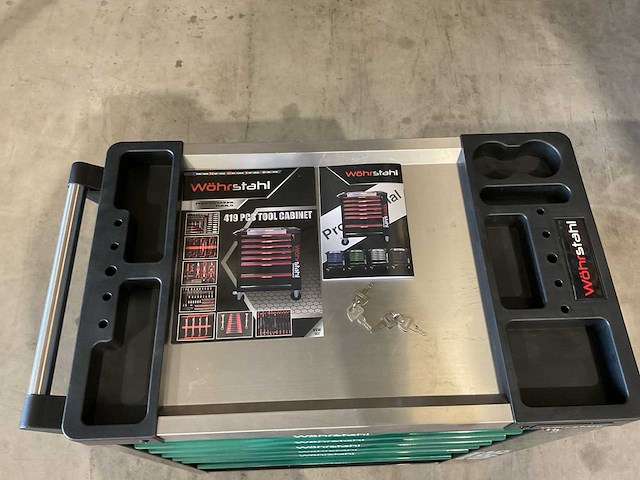 2025 wöhrstahl deutschland 7/7 gereedschapswagen gevuld - afbeelding 3 van  19