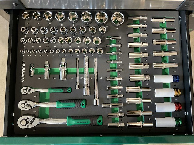 2025 wöhrstahl deutschland 7/7 gereedschapswagen gevuld - afbeelding 12 van  19