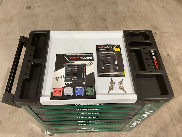 2025 wöhrstahl deutschland 7/7 gereedschapswagen gevuld - afbeelding 10 van  17