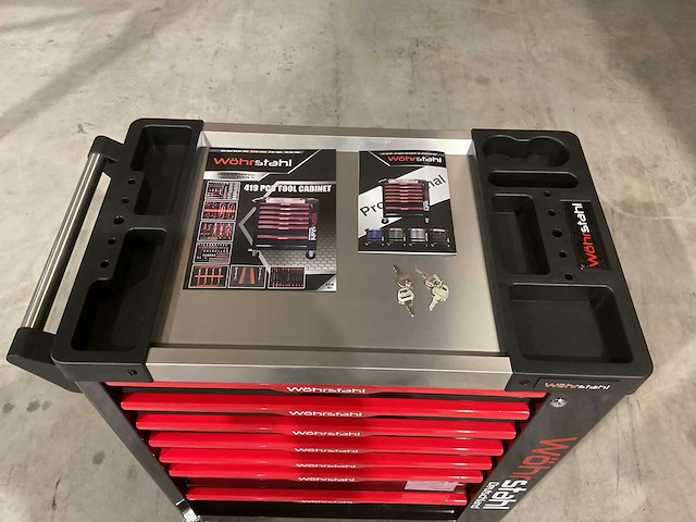 2025 wöhrstahl deutschland 7/7 gereedschapswagen gevuld - afbeelding 16 van  16