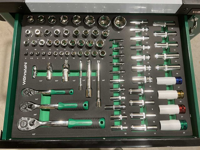 2025 wöhrstahl deutschland 7/7 gereedschapswagen gevuld - afbeelding 3 van  17
