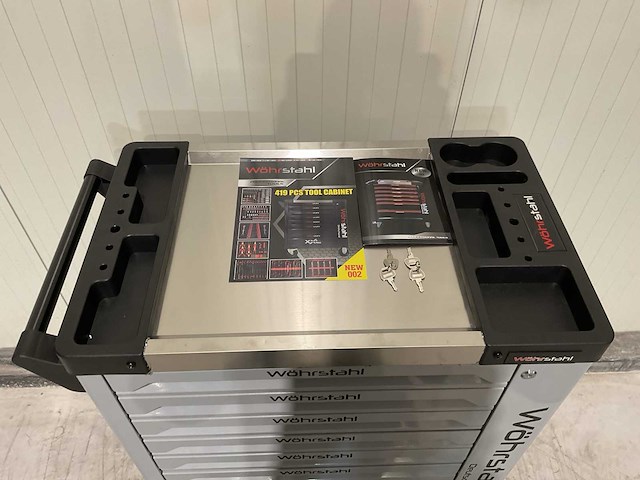 2025 wöhrstahl deutschland 7/7 grs gereedschapswagen gevuld - afbeelding 2 van  17