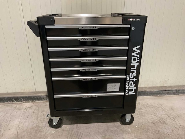 2025 wöhrstahl deutschland 7/7 zw/rvs gereedschapswagen gevuld - afbeelding 11 van  17