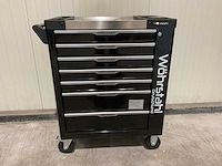 2025 wöhrstahl deutschland 7/7 zw/rvs gereedschapswagen gevuld - afbeelding 11 van  17