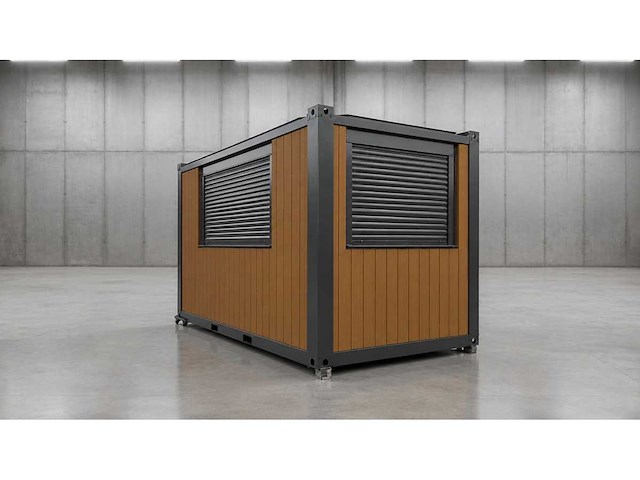 2026 - adacon - k400 - kiosk kantoorunit - 390cm x 220cm (ongebruikt) - afbeelding 2 van  4