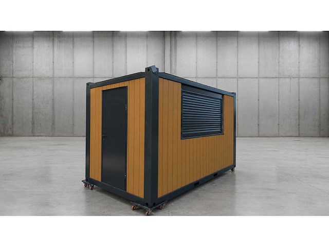 2026 - adacon - k400 - kiosk kantoorunit - 390cm x 220cm (ongebruikt) - afbeelding 1 van  4